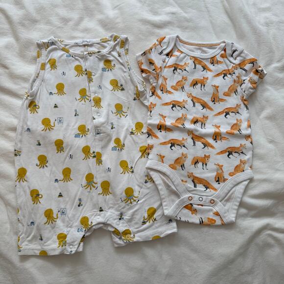 Bundle Gender Neutral Baby Onesies Bamboo Angel Dear Cloud Island 12-24M - Picture 8 of 8